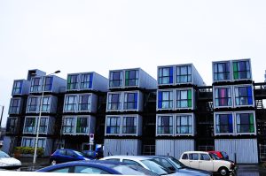 Residence etudiante en conteneurs a Le Havre, exemple d architecture container en France